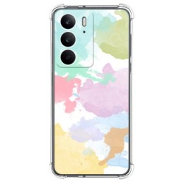 Funda Silicona Antigolpes para Realme C75 diseño Acuarela 11 Dibujos