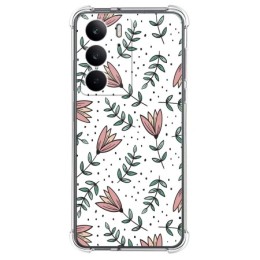 Funda Silicona Antigolpes para Realme C75 diseño Flores 01 Dibujos
