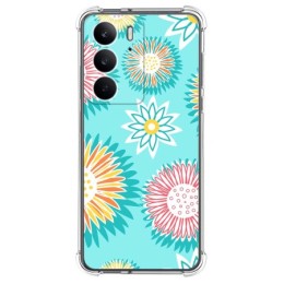 Funda Silicona Antigolpes para Realme C75 diseño Flores 05 Dibujos