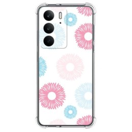Funda Silicona Antigolpes para Realme C75 diseño Flores 06 Dibujos