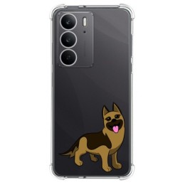 Funda Silicona Antigolpes para Realme C75 diseño Perros 03 Dibujos