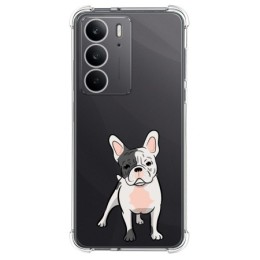 Funda Silicona Antigolpes para Realme C75 diseño Perros 06 Dibujos