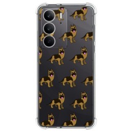 Funda Silicona Antigolpes para Realme C75 diseño Perros 09 Dibujos