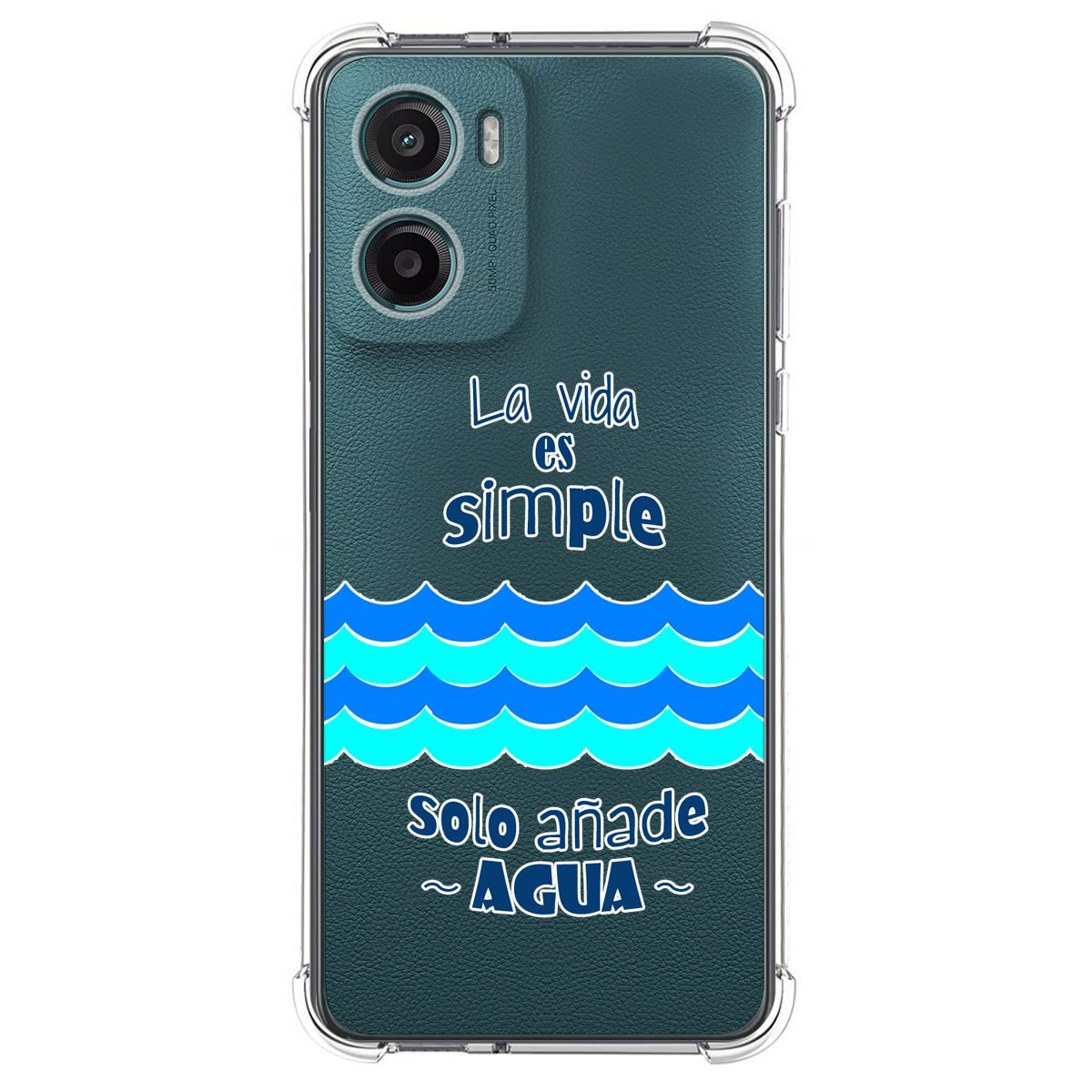 Funda Silicona Antigolpes para Motorola Moto G05 / E15 diseño Agua Dibujos