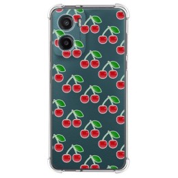 Funda Silicona Antigolpes para Motorola Moto G05 / E15 diseño Cerezas Dibujos
