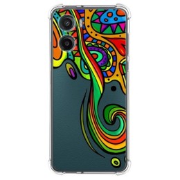 Funda Silicona Antigolpes para Motorola Moto G05 / E15 diseño Colores Dibujos