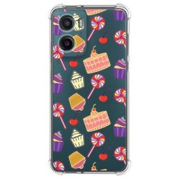 Funda Silicona Antigolpes para Motorola Moto G05 / E15 diseño Dulces 01 Dibujos