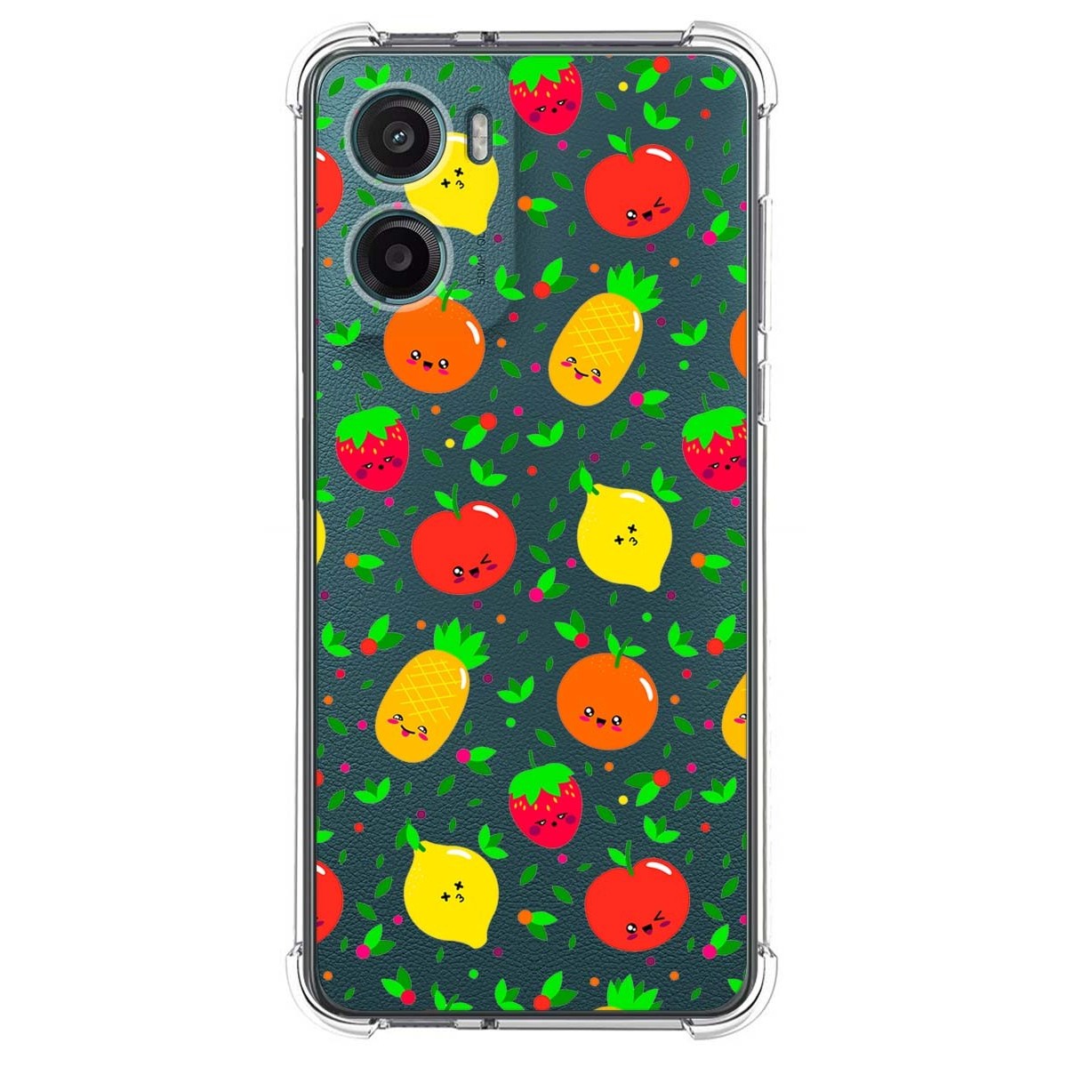 Funda Silicona Antigolpes para Motorola Moto G05 / E15 diseño Frutas 01 Dibujos