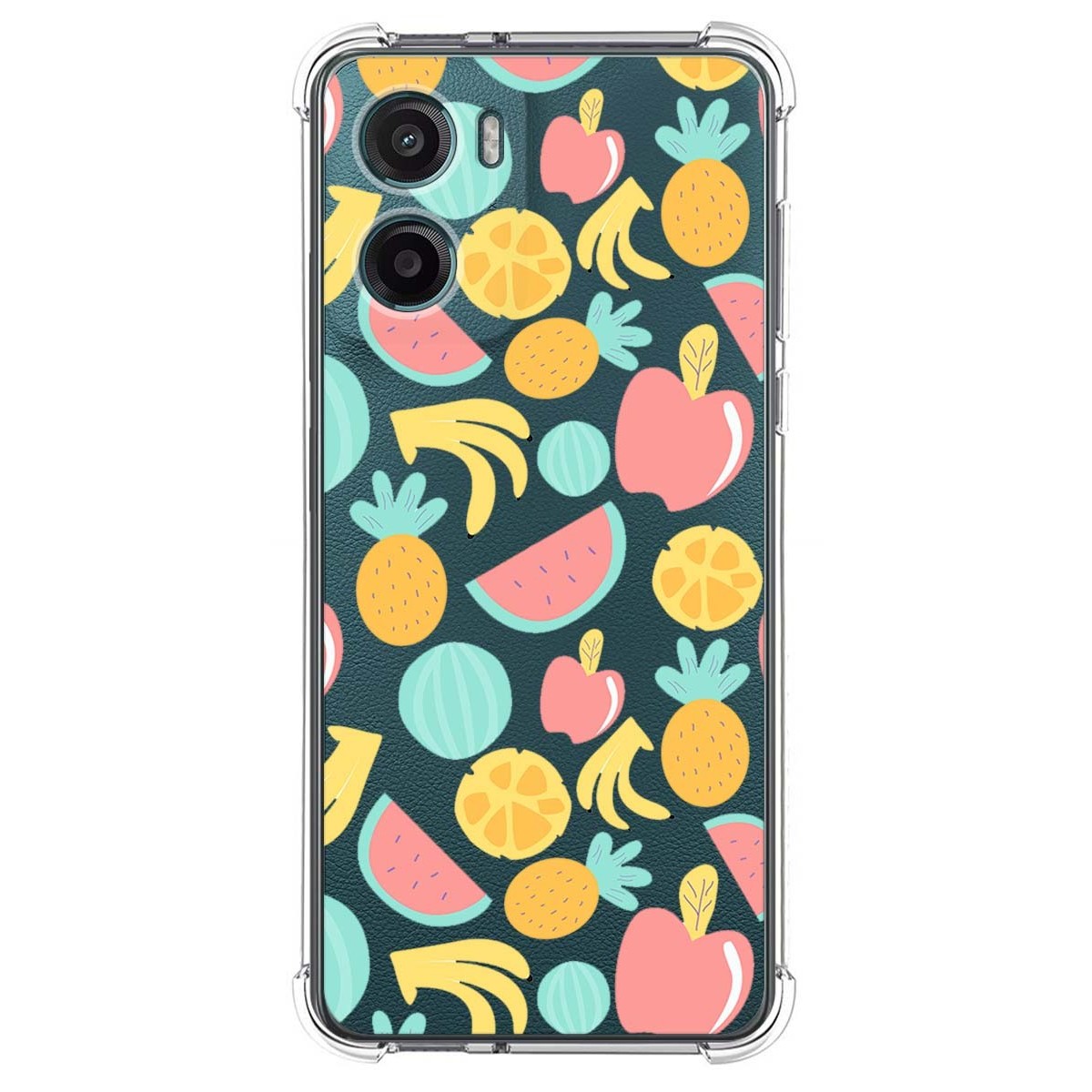 Funda Silicona Antigolpes para Motorola Moto G05 / E15 diseño Frutas 02 Dibujos