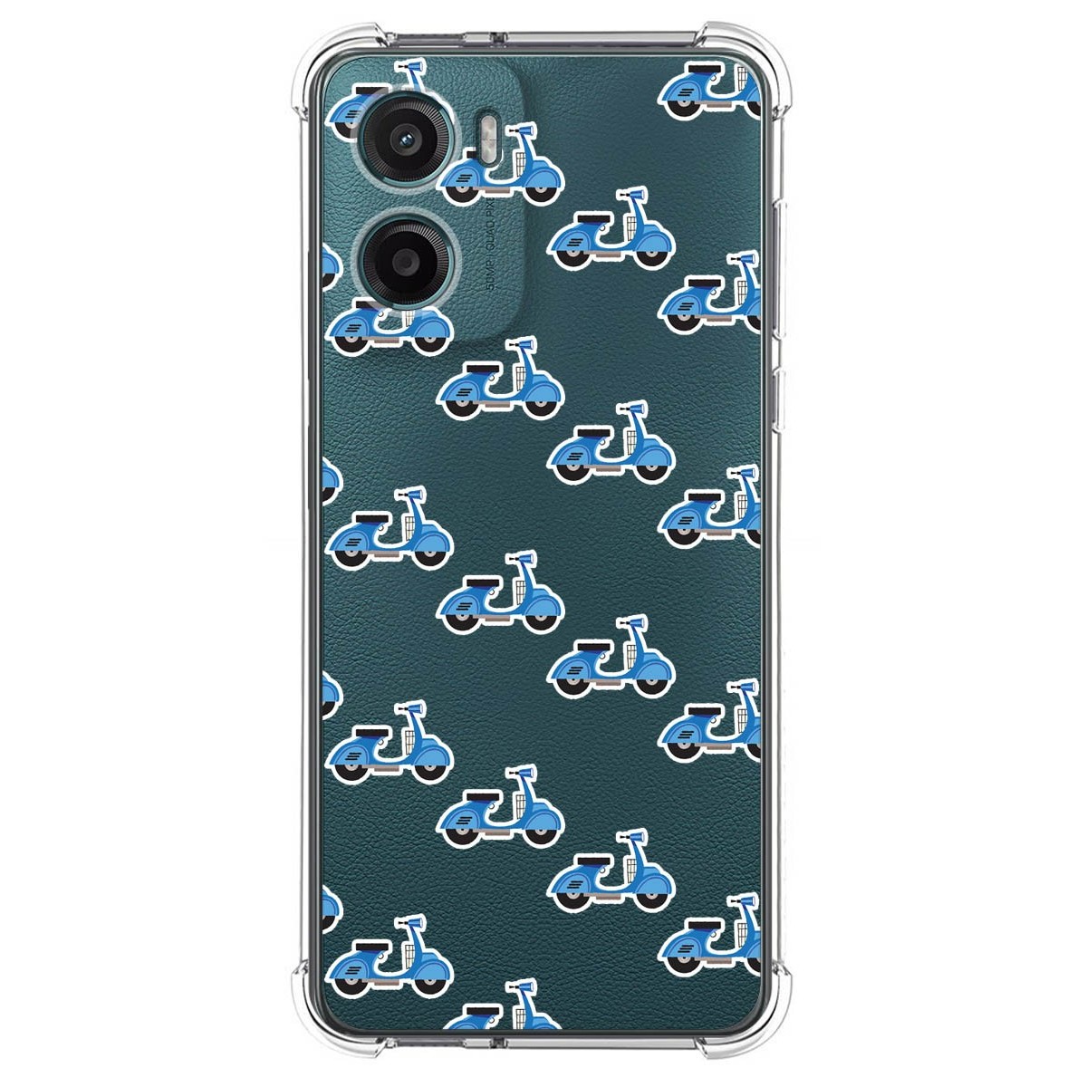 Funda Silicona Antigolpes para Motorola Moto G05 / E15 diseño Scooter Dibujos