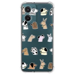 Funda Silicona Antigolpes para Motorola Moto G05 / E15 diseño Perros Dibujos