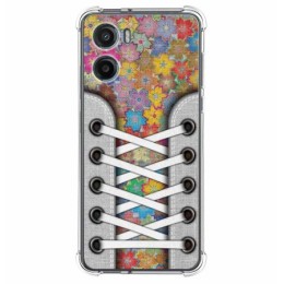 Funda Silicona Antigolpes para Motorola Moto G05 / E15 diseño Zapatillas 05 Dibujos
