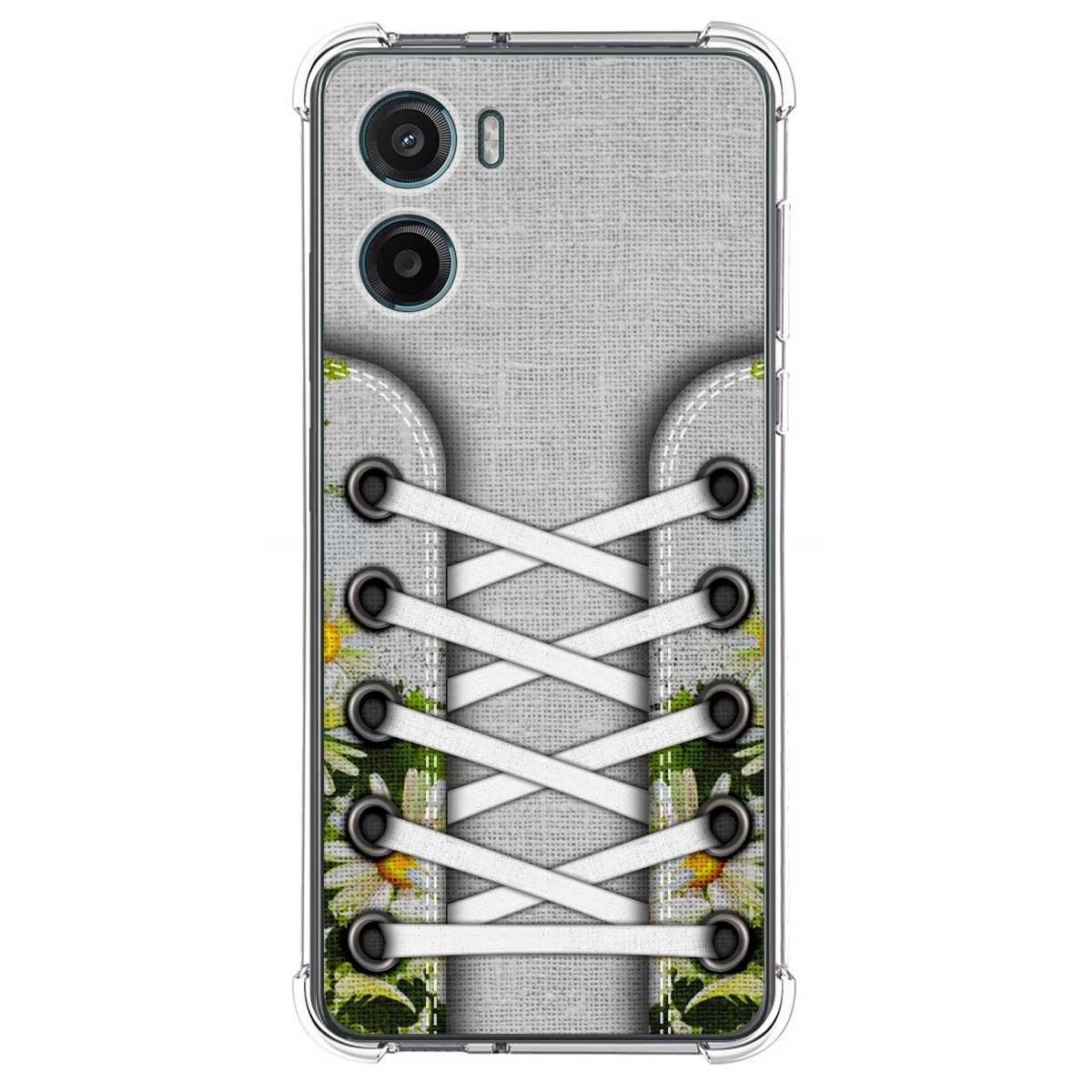 Funda Silicona Antigolpes para Motorola Moto G05 / E15 diseño Zapatillas 08 Dibujos