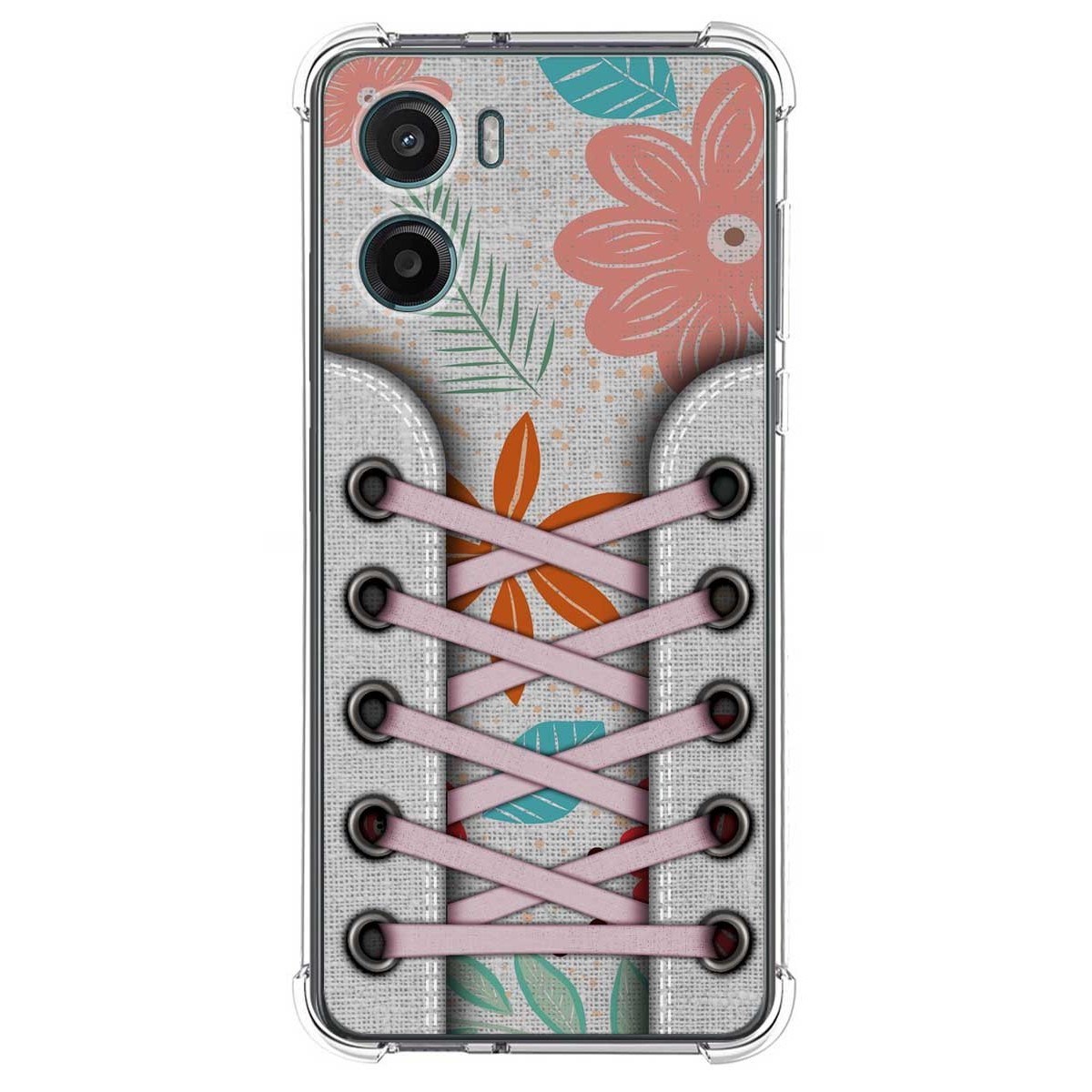 Funda Silicona Antigolpes para Motorola Moto G05 / E15 diseño Zapatillas 09 Dibujos