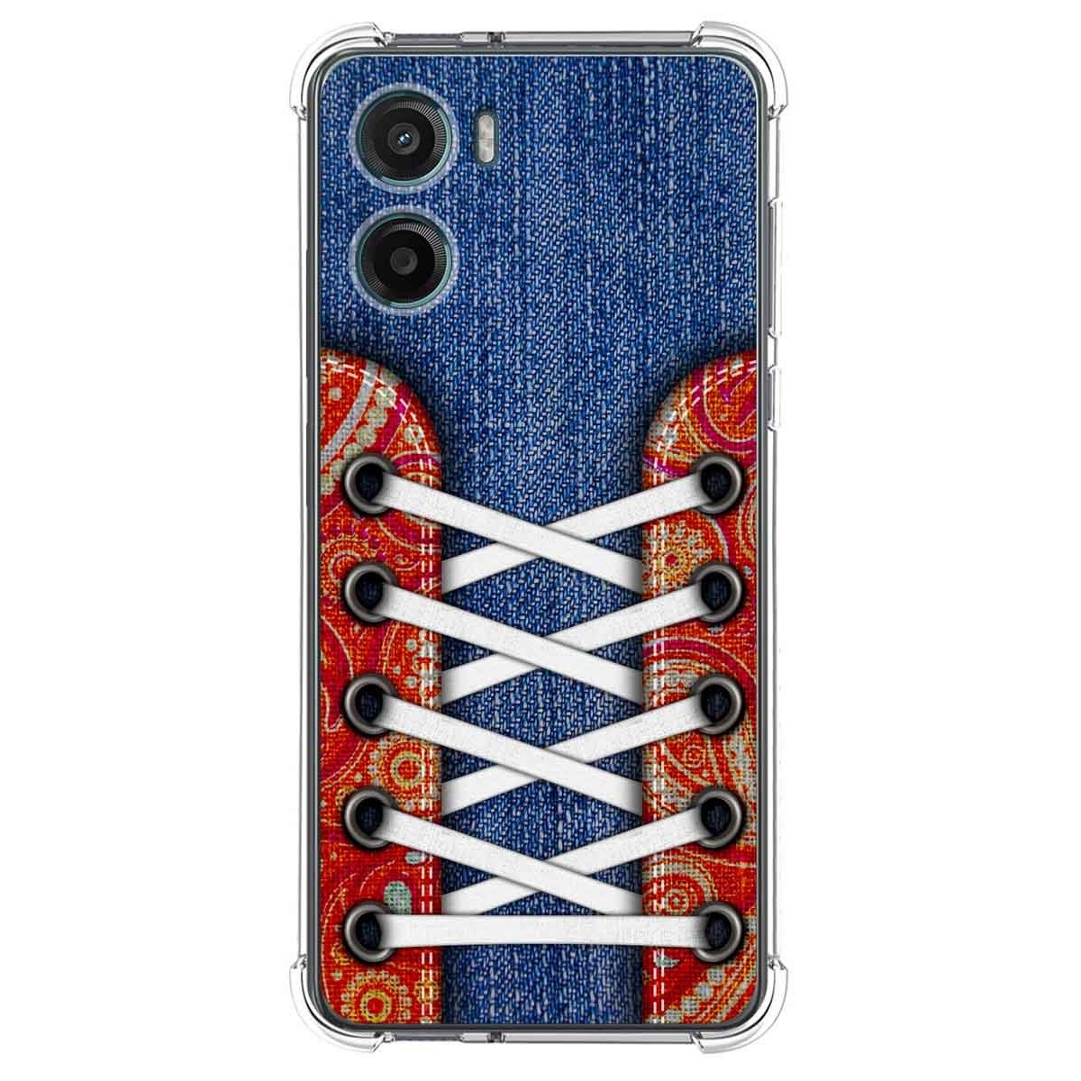 Funda Silicona Antigolpes para Motorola Moto G05 / E15 diseño Zapatillas 11 Dibujos