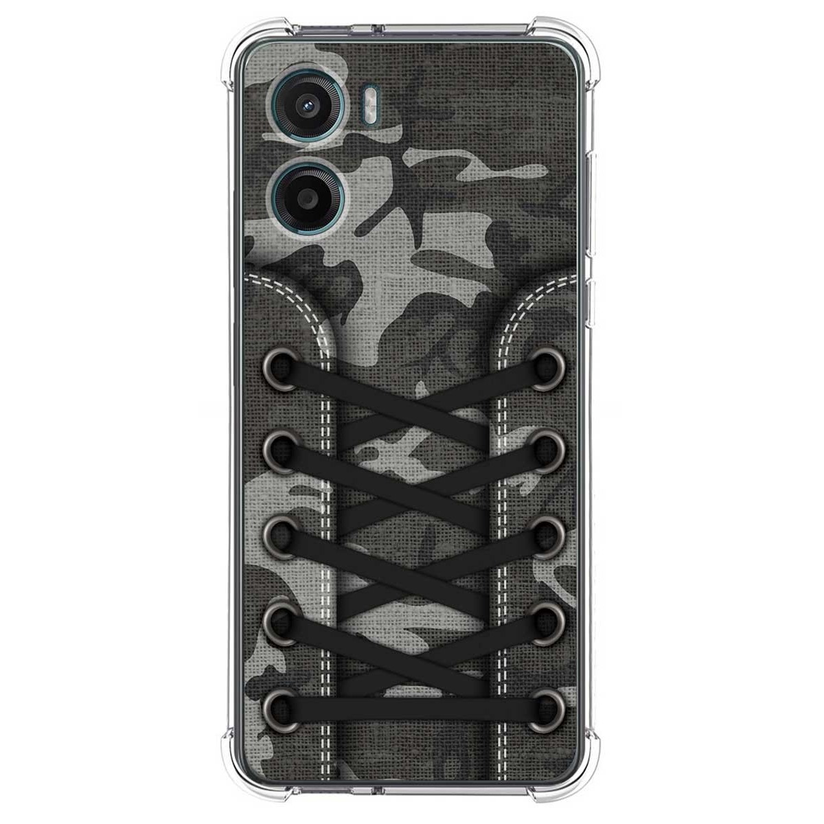 Funda Silicona Antigolpes para Motorola Moto G05 / E15 diseño Zapatillas 15 Dibujos