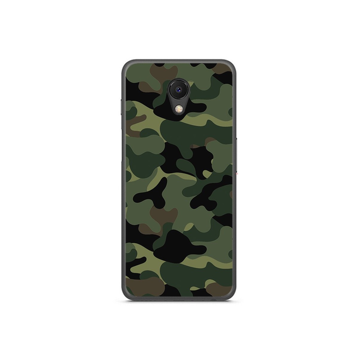 Funda Gel Tpu para Meizu M6S Diseño Camuflaje Dibujos