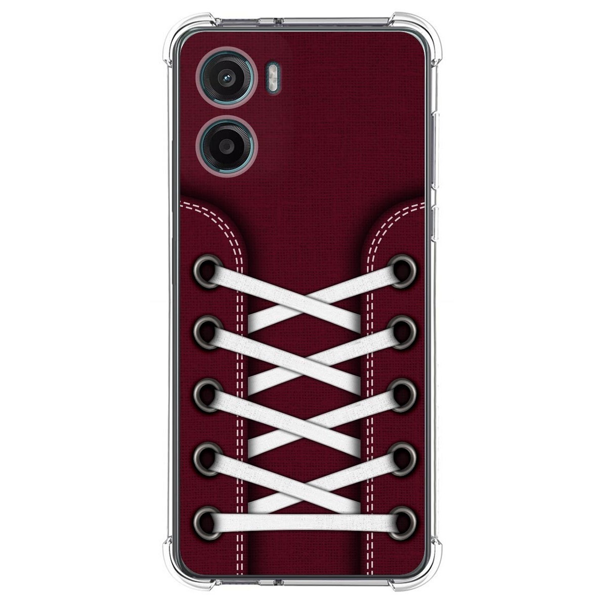 Funda Silicona Antigolpes para Motorola Moto G05 / E15 diseño Zapatillas 17 Dibujos