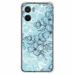 Funda Silicona Antigolpes para Motorola Moto G05 / E15 diseño Flores 03 Dibujos