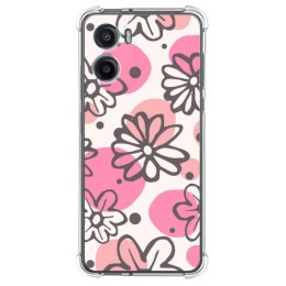 Funda Silicona Antigolpes para Motorola Moto G05 / E15 diseño Flores 09 Dibujos