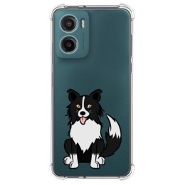 Funda Silicona Antigolpes para Motorola Moto G05 / E15 diseño Perros 01 Dibujos