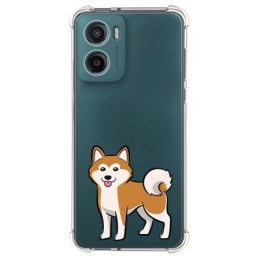 Funda Silicona Antigolpes para Motorola Moto G05 / E15 diseño Perros 02 Dibujos