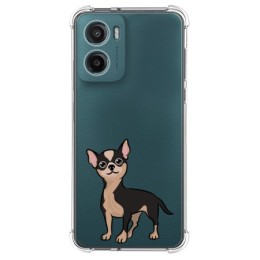 Funda Silicona Antigolpes para Motorola Moto G05 / E15 diseño Perros 05 Dibujos