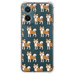 Funda Silicona Antigolpes para Motorola Moto G05 / E15 diseño Perros 08 Dibujos