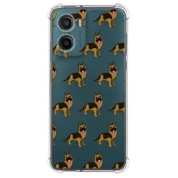 Funda Silicona Antigolpes para Motorola Moto G05 / E15 diseño Perros 09 Dibujos