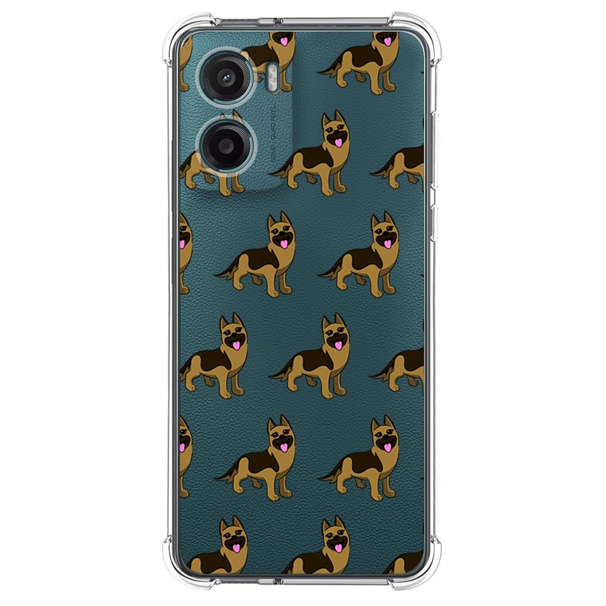 Funda Silicona Antigolpes para Motorola Moto G05 / E15 diseño Perros 09 Dibujos