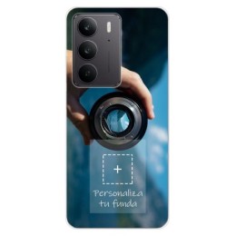 Personaliza tu Funda Silicona Gel Tpu Transparente con tu Fotografia para Realme C75 Dibujo Personalizada