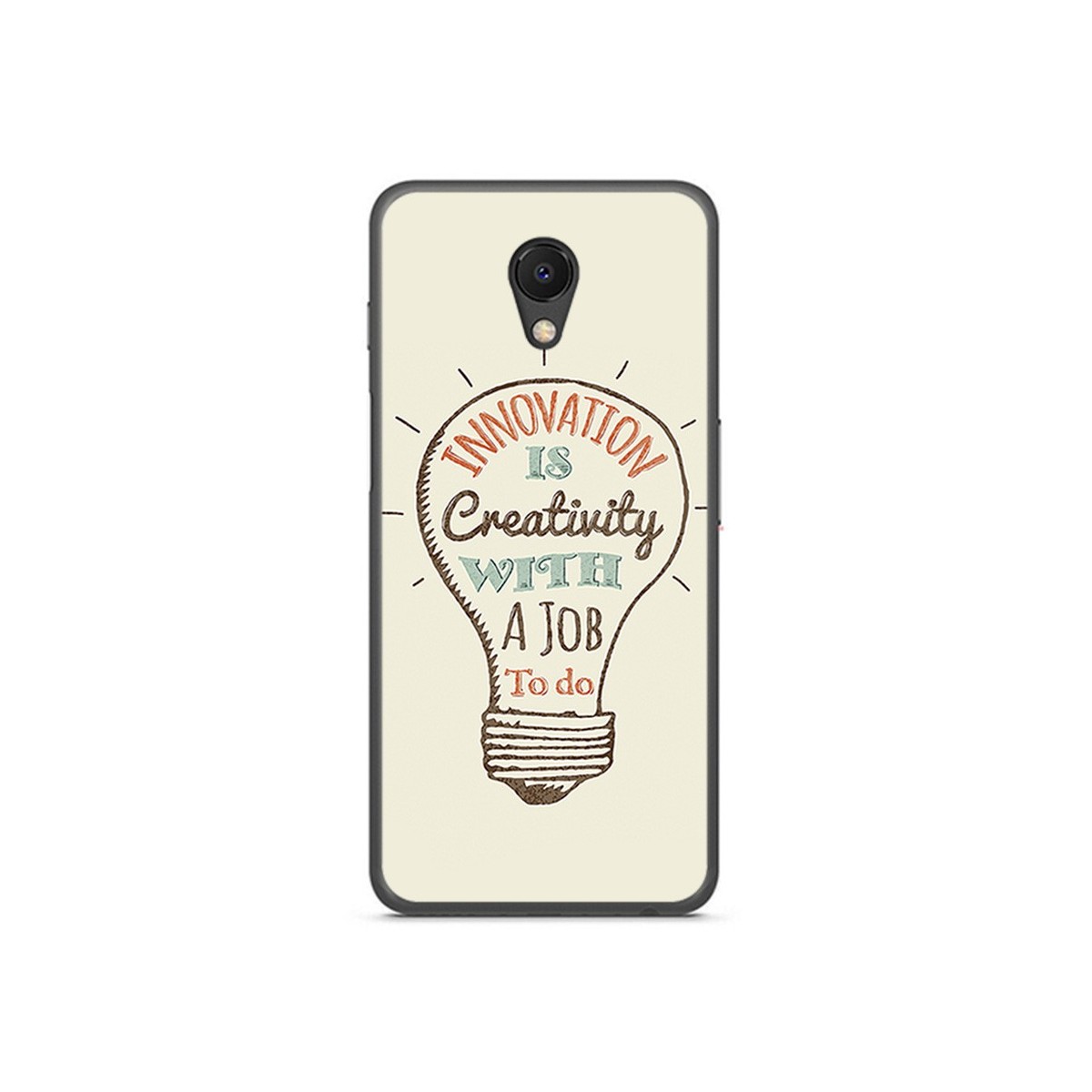 Funda Gel Tpu para Meizu M6S Diseño Creativity Dibujos