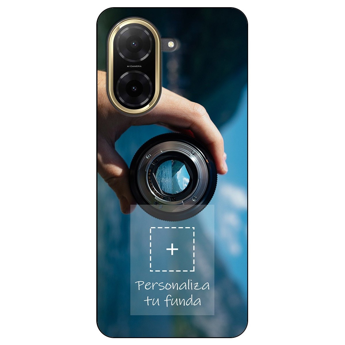 Personaliza tu Funda Silicona Gel Tpu Negra con tu Fotografia para Xiaomi Redmi A5 Dibujo Personalizada