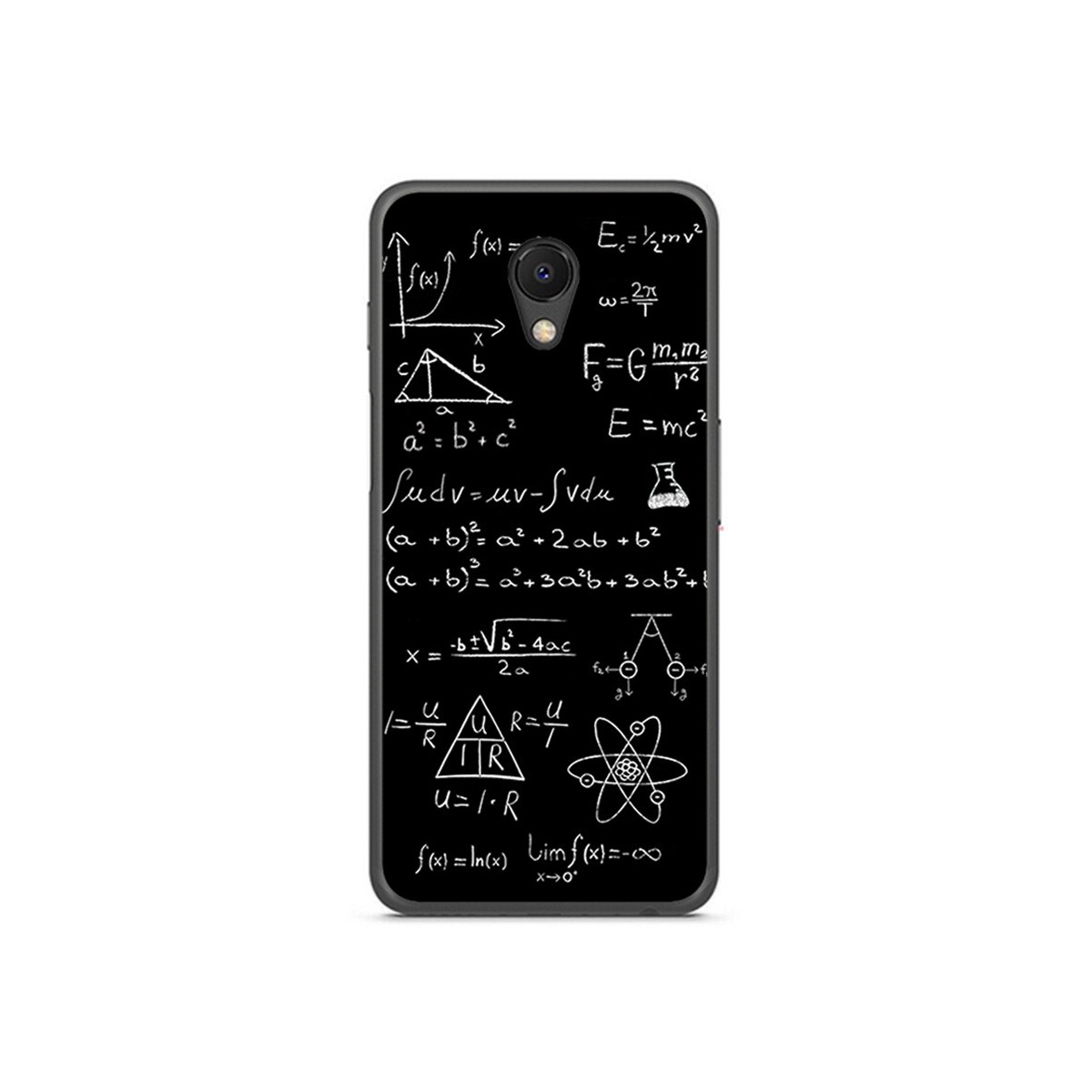 Funda Gel Tpu para Meizu M6S Diseño Formulas Dibujos