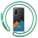 Personaliza tu Funda Colgante Transparente para Xiaomi Redmi A5 con Cordon Verde Agua Dibujo Personalizada