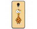 Funda Gel Tpu para Meizu M6S Diseño Jirafa Dibujos