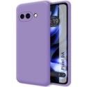 Funda Silicona Líquida Ultra Suave para Google Pixel 9a 5G color Morada