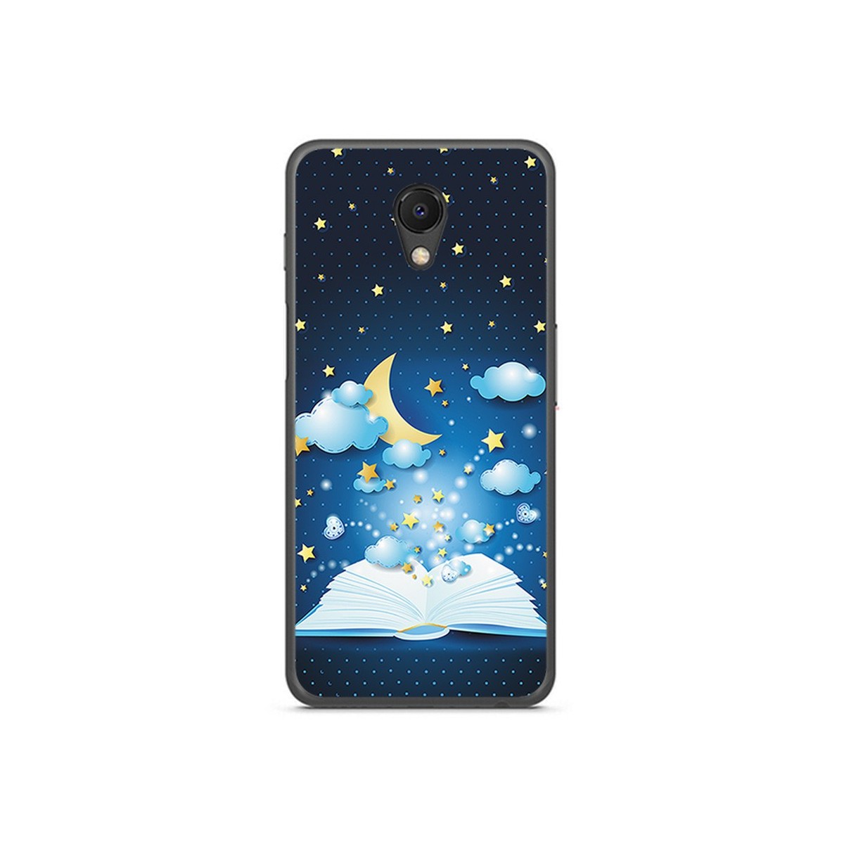 Funda Gel Tpu para Meizu M6S Diseño Libro Cuentos Dibujos