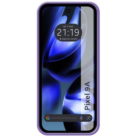 Funda Silicona Líquida Ultra Suave para Google Pixel 9a 5G color Morada