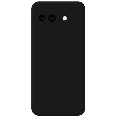 Funda Silicona Líquida Ultra Suave para Google Pixel 9a 5G color Negra