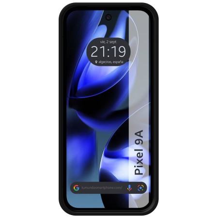 Funda Silicona Líquida Ultra Suave para Google Pixel 9a 5G color Negra