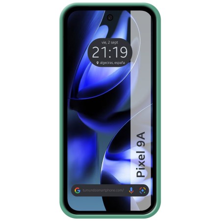 Funda Silicona Líquida Ultra Suave para Google Pixel 9a 5G color Verde