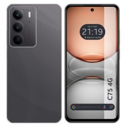 Funda Silicona Gel TPU Transparente para Realme C75