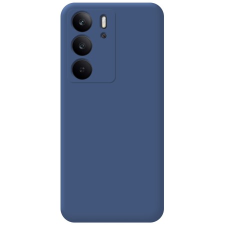 Funda Silicona Líquida Ultra Suave para Realme C75 color Azul