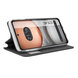 Funda Libro Soporte con Ventana para Realme C75 color Negra 2