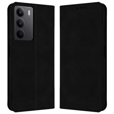 Funda Libro de Polipiel con tarjetero para Realme C75 color Negra