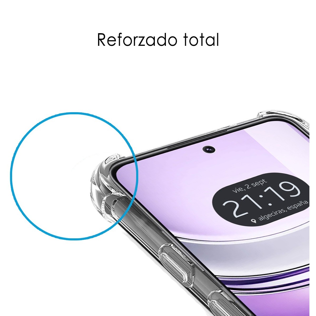 Funda Silicona Antigolpes Transparente para Realme 14x 5G