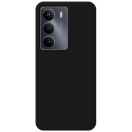 Funda Silicona Líquida Ultra Suave para Realme 14x 5G color Negra 2