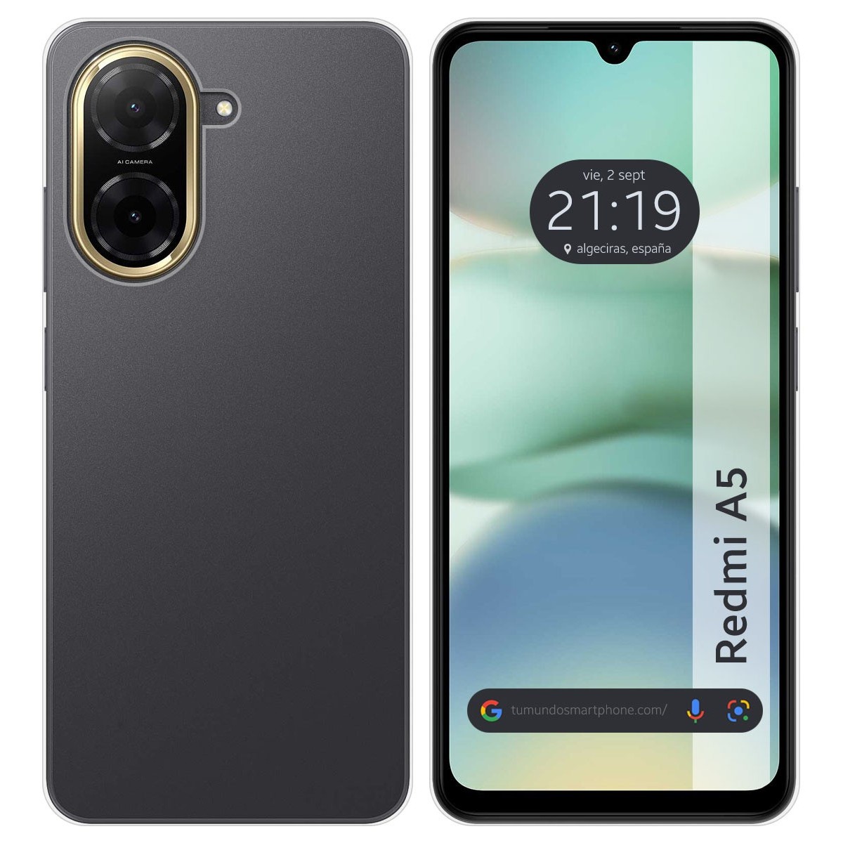 Funda Silicona Gel TPU Transparente para Xiaomi Redmi A5