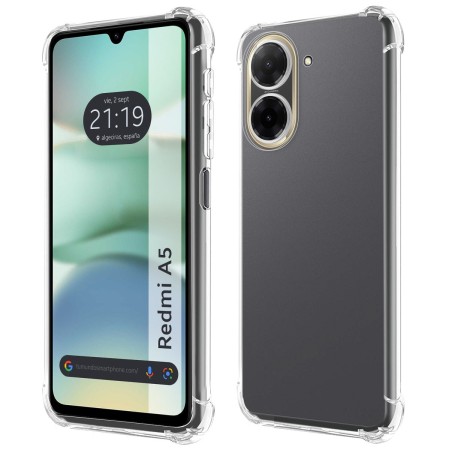 Funda Silicona Antigolpes Transparente para Xiaomi Redmi A5